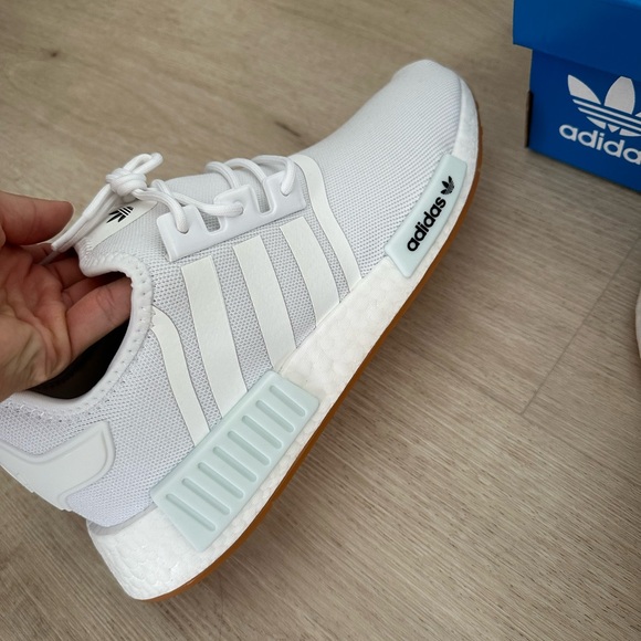adidas nmd r1 prime blue cloud white gum shoes mens New 12 GZ9260 - Picture 5 of 11